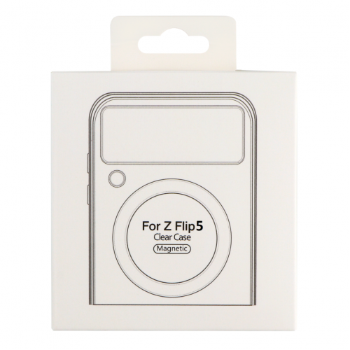 Чохол TPU Clear Case with MagSafe для Samsung Flip 5 (F731)