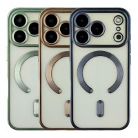 Чохол TPU Metallic Chrome Full Camera with Magsafe для iPhone 17 Pro