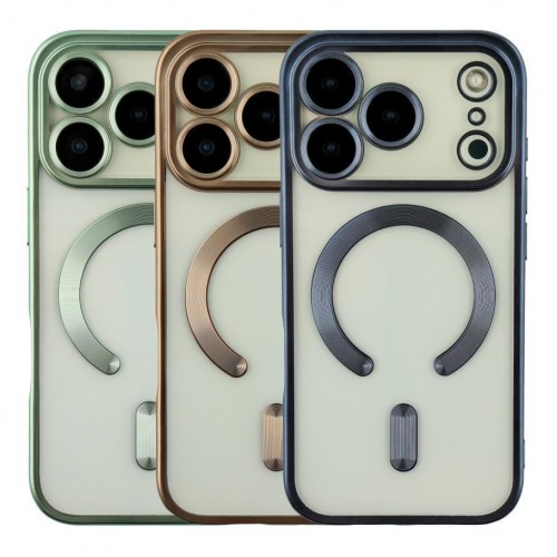 Чохол TPU Metallic Chrome Full Camera with Magsafe для iPhone 17 Pro Max
