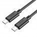 Кабель USB Hoco X88 Gratified 60W Type-C to Type-C М'ята упаковка Кабель USB Hoco X88 Gratified 60W Type-C to Type-C М'ята упаковка