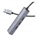 Хаб USB Borofone DH12 4-в-1 USB to USB3.0*4(L=1.2M) Хаб USB Borofone DH12 4-в-1 USB to USB3.0*4(L=1.2M)