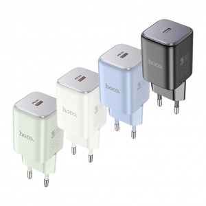 Мережевий Зарядний Пристрій Hoco N43 1USB-C PD/QC 30W GAN