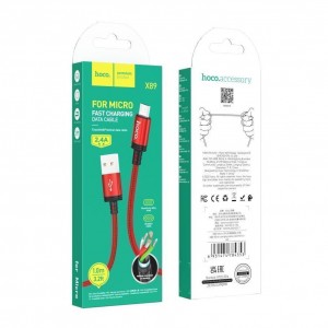 Кабель USB Hoco X89 Wind Micro 2.4A М'ята упаковка Кабель USB Hoco X89 Wind Micro 2.4A М'ята упаковка