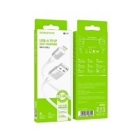 Кабель USB Borofone BX101 Creator Lightning 2.4A М'ята упаковка