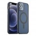 Чохол TPU+PC Magnetic Matte Camera Lens with Magsafe для iPhone 12 Чохол TPU+PC Magnetic Matte Camera Lens with Magsafe для iPhone 12