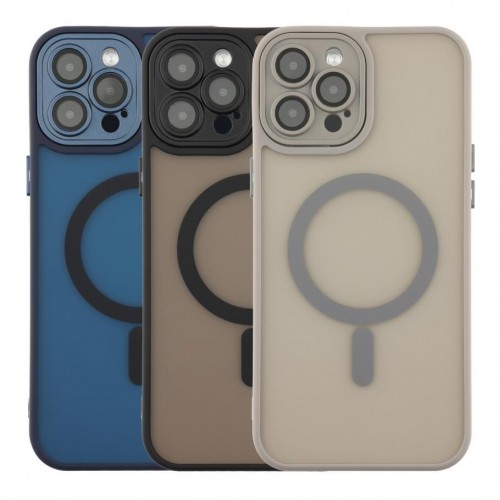 Чохол TPU+PC Magnetic Matte Camera Lens with Magsafe для iPhone 13 Pro