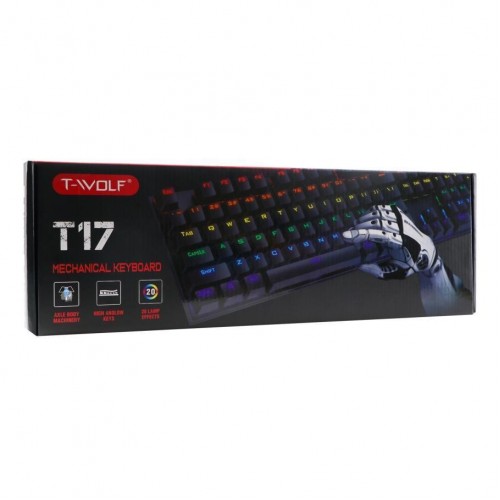 Клавіатура TWolf T17 LED Blue Switch М'ята упаковка