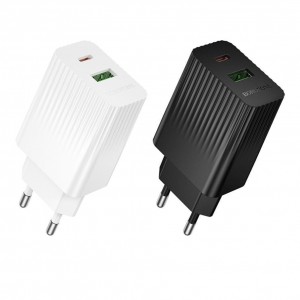 Мережевий Зарядний Пристрій Borofone BAS76A 1USB-C/1USB PD/QC 30W М'ята упаковка Мережевий Зарядний Пристрій Borofone BAS76A 1USB-C/1USB PD/QC 30W М'ята упаковка