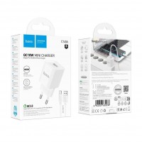 Мережевий Зарядний Пристрій Hoco C145A 1USB QC 18W+USB to Type-C М'ята упаковка