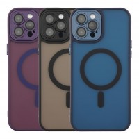 Чохол TPU+PC Magnetic Matte Camera Lens with Magsafe для iPhone 13 Pro Max Чохол TPU+PC Magnetic Matte Camera Lens with Magsafe для iPhone 13 Pro Max