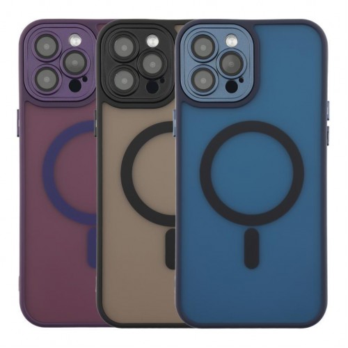 Чохол TPU+PC Magnetic Matte Camera Lens with Magsafe для iPhone 13 Pro Max