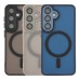Чохол TPU+PC Magnetic Matte Camera Lens with Magsafe для Samsung Galaxy S24 5G (S921)