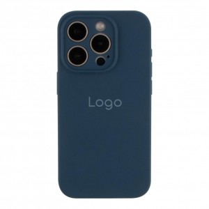 Чохол Silicone Case Full Size with Frame для iPhone 15 Pro М'ята упаковка