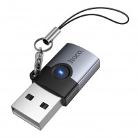 Перехідник Hoco UA46B USB Male to Type-C female USB3.0 Перехідник Hoco UA46B USB Male to Type-C female USB3.0