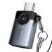 Перехідник Hoco UA46C Type-C male to USB female USB3.0