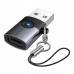Перехідник Hoco UA46B USB Male to Type-C female USB3.0 Перехідник Hoco UA46B USB Male to Type-C female USB3.0
