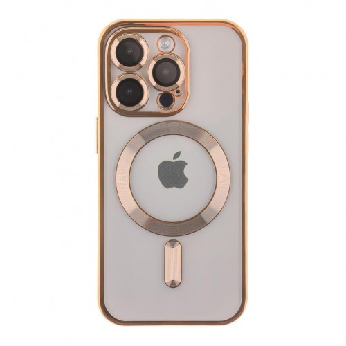 Чохол TPU Metallic Full Camera with Magsafe для iPhone 14 Pro М'ята упаковка