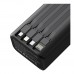Універсальна Мобільна Батарея Power Bank XO PR285 PD20W+QC22.5W Four Cables + Lighting Fast Charging 30000mAh