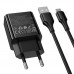 Мережевий Зарядний Пристрій Hoco CS91A 1USB 2.1A+USB to Micro