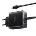 Мережевий Зарядний Пристрій Hoco C160A 2USB-C/1USB QC/PD65W+Type-C to Type-C