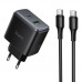 Мережевий Зарядний Пристрій Hoco C158A 1USB-C/1USB QC/PD45W GAN+Type-C to Type-C
