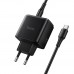 Мережевий Зарядний Пристрій Hoco C158A 1USB-C/1USB QC/PD45W GAN+Type-C to Type-C