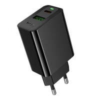 Сетевое Зарядное Устройство Hoco CS95A 1USB/1USB-C QC/PD 30W Сетевое Зарядное Устройство Hoco CS95A 1USB/1USB-C QC/PD 30W