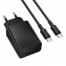 Мережевий Зарядний Пристрій Borofone BAS73A 1USB-C PD/QC 20W+Type-C to Type-C