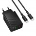 Мережевий Зарядний Пристрій Borofone BAS74A 1USB-C/1USB PD/QC 20W+Type-C to Type-C