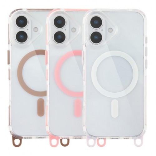 Чохол TPU+PC LanyardCase with MagSafe для iPhone 17