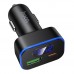 Автомобільний Зарядний Пристрій Hoco Z63B 1USB QC18W/1USB-C PD30W Total 48W Display