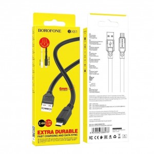 Кабель USB Borofone BX81 Micro М'ята упаковка Кабель USB Borofone BX81 Micro М'ята упаковка