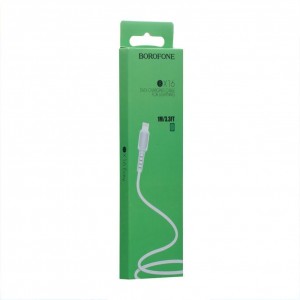 Кабель USB Borofone BX16 Lightning М'ята упаковка Кабель USB Borofone BX16 Lightning М'ята упаковка