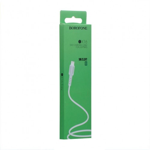 Кабель USB Borofone BX16 Lightning М'ята упаковка