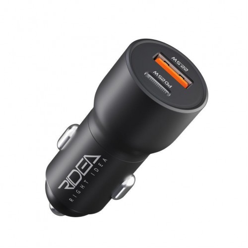 Автомобільний Зарядний Пристрій Ridea RCC-47110 QPow Pro 1USB/1USB-C PD/QC 47.5W