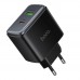 Мережевий Зарядний Пристрій Hoco C158A 1USB-C/1USB QC/PD45W GAN