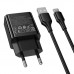 Мережевий Зарядний Пристрій Hoco CS91A 1USB 2.1A+USB to Type-C