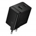Мережевий Зарядний Пристрій Borofone BAS16A 1USB-C/1USB QC/PD 45W GAN