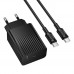Мережевий Зарядний Пристрій Borofone BAS75A 1USB-C PD/QC 30W+Type-C to Type-C