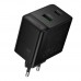 Мережевий Зарядний Пристрій Borofone BAS17A 1USB-C/1USB PD/QC 65W GAN
