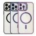 Чохол TPU+PC+Metal Stand Case with MagSafe and Camera Lenses для iPhone 12/12 Pro