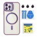 Чохол TPU+PC+Metal Stand Case with MagSafe and Camera Lenses для iPhone 12/12 Pro Чохол TPU+PC+Metal Stand Case with MagSafe and Camera Lenses для iPhone 12/12 Pro