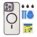Чехол TPU+PC+Metal Stand Case with MagSafe and Camera Lenses для iPhone 12 Pro Max Чехол TPU+PC+Metal Stand Case with MagSafe and Camera Lenses для iPhone 12 Pro Max