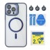Чохол TPU+PC+Metal Stand Case with MagSafe and Camera Lenses для iPhone 13 Pro