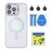 Чохол TPU+PC+Metal Stand Case with MagSafe and Camera Lenses для iPhone 13 Pro