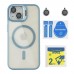 Чохол TPU+PC+Metal Stand Case with MagSafe and Camera Lenses для iPhone 14 Чохол TPU+PC+Metal Stand Case with MagSafe and Camera Lenses для iPhone 14
