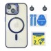 Чохол TPU+PC+Metal Stand Case with MagSafe and Camera Lenses для iPhone 14 Чохол TPU+PC+Metal Stand Case with MagSafe and Camera Lenses для iPhone 14
