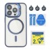Чохол TPU+PC+Metal Stand Case with MagSafe and Camera Lenses для iPhone 14 Pro Max Чохол TPU+PC+Metal Stand Case with MagSafe and Camera Lenses для iPhone 14 Pro Max
