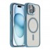 Чохол TPU+PC+Metal Stand Case with MagSafe and Camera Lenses для iPhone 15 Чохол TPU+PC+Metal Stand Case with MagSafe and Camera Lenses для iPhone 15