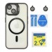 Чохол TPU+PC+Metal Stand Case with MagSafe and Camera Lenses для iPhone 15 Чохол TPU+PC+Metal Stand Case with MagSafe and Camera Lenses для iPhone 15